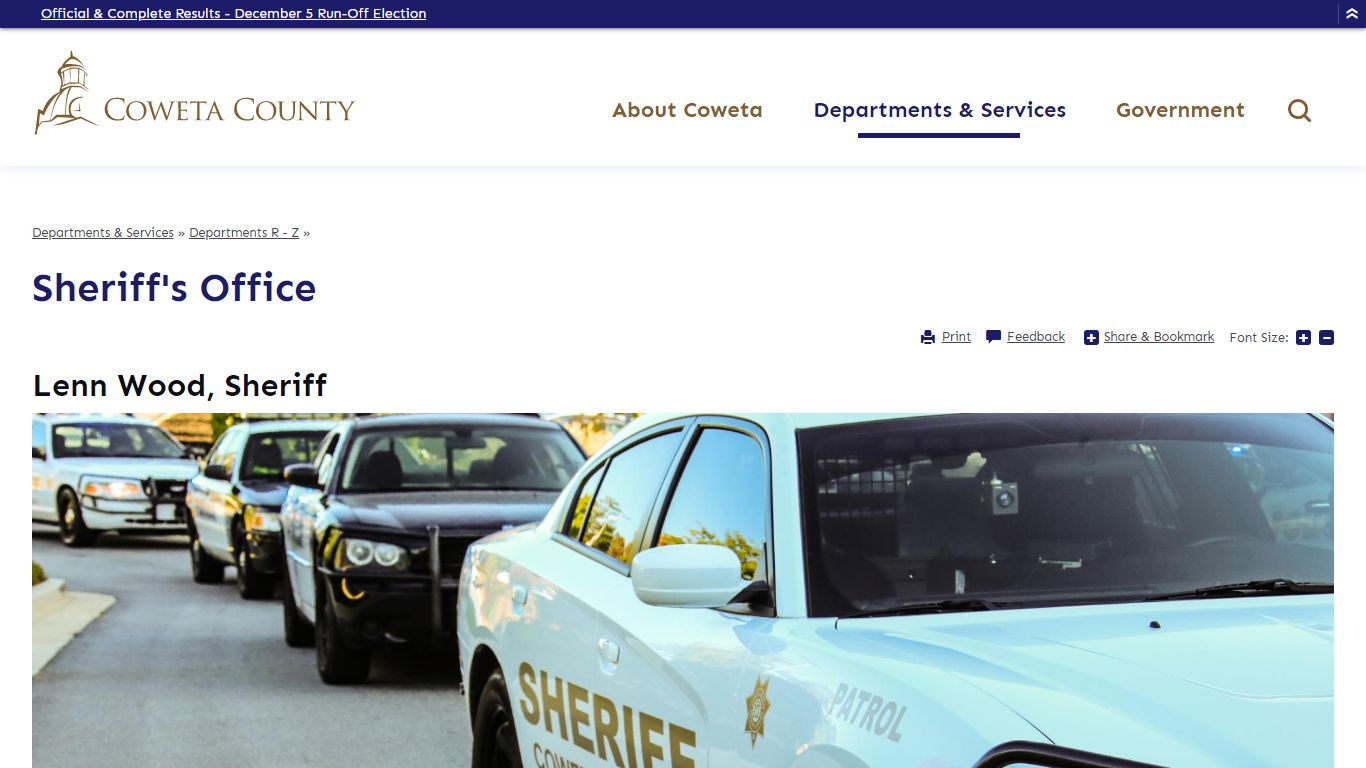 Sheriff's Office | Coweta County, GA Website